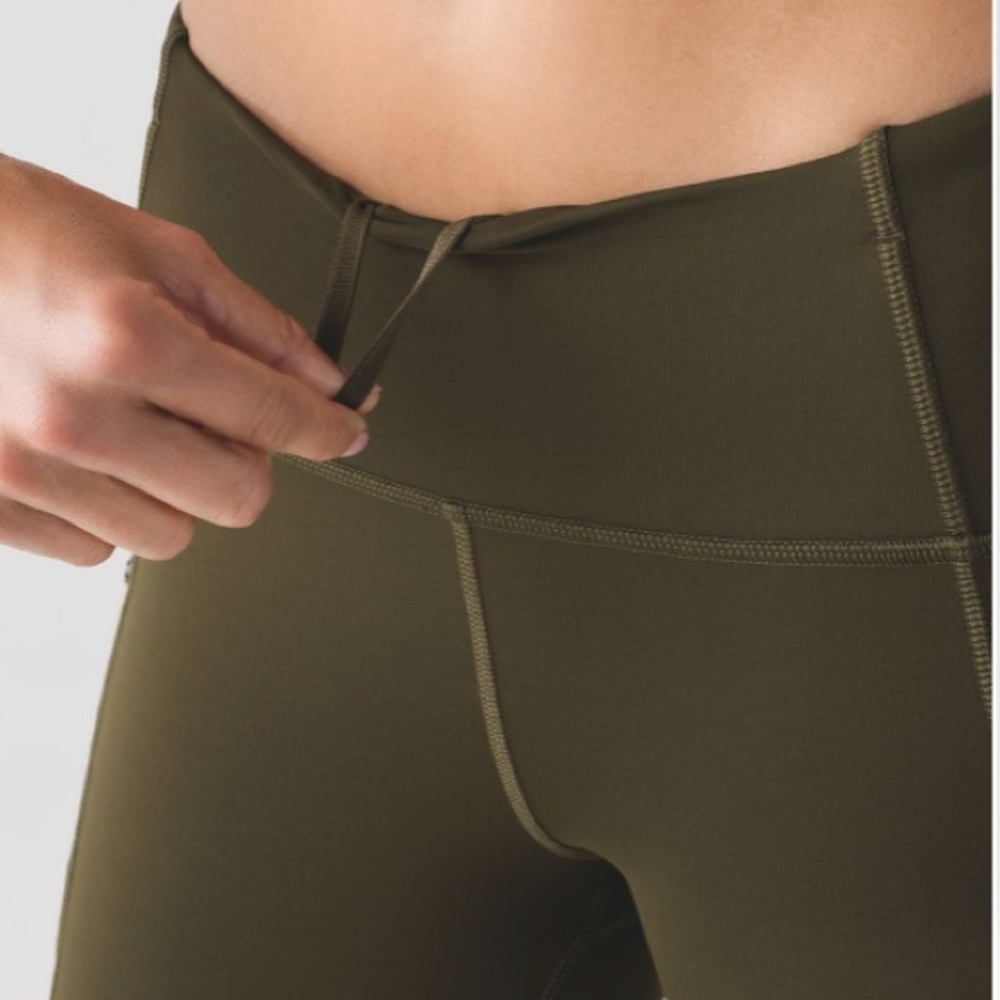 NWT MILT GREEN LULULEMON FIRST MILE TECH TIGHT - 4 - Picture 3 of 8